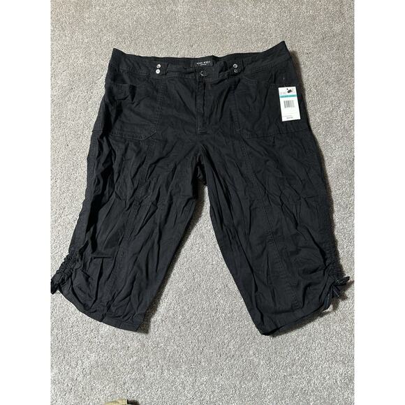Nine West Pedal Pushers Pants 16 Retro 50s Y2K Office Casual Capris Cropped - Picture 1 of 15